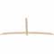 Ekena Millwork Bellingham Smooth Timber Gable Bracket, Douglas Fir, 96"W x 44"H x 1 1/2"D x 3 1/2"F, 11/12 Pitch GBW096X44X0204BEL00SDF - alternate 5